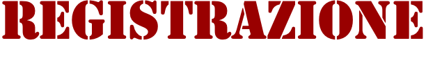 Registrazione