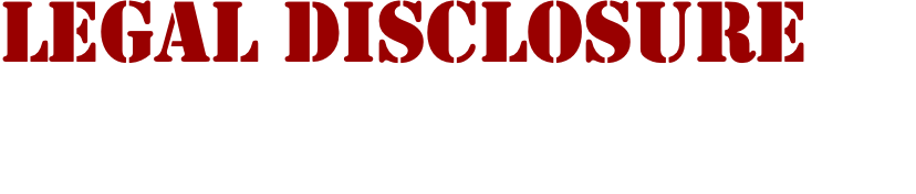 Legal Disclosure